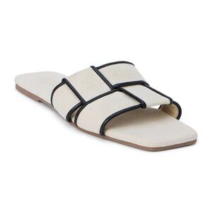 Biscayne Slide Sandals - Natural